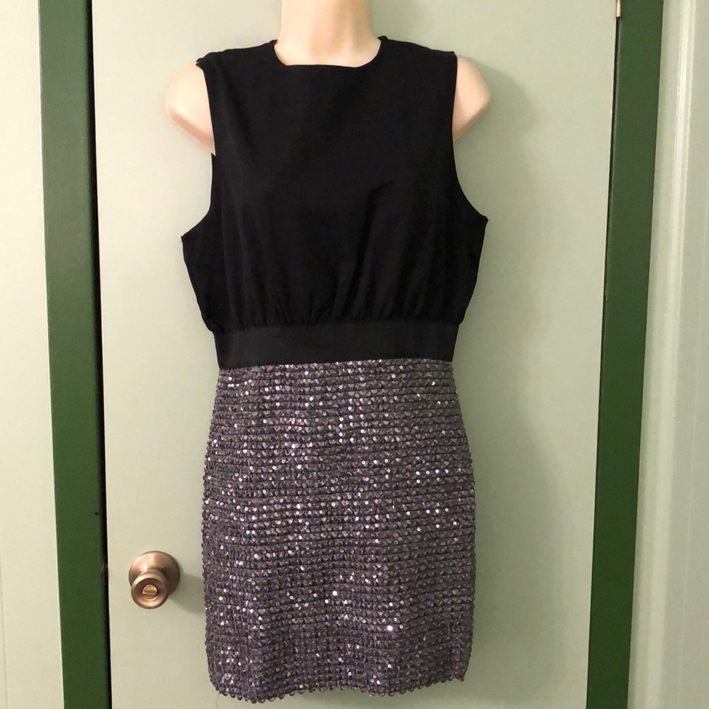 AX Paris Black & Silver Cocktail Dress